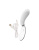 Orion Glass Vibrator 2 - Уникальный стеклянный вибратор, 8.5х3.4 см (белый)